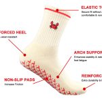 Embroidered Pilates Socks | Custom Logo & Personalized Designs