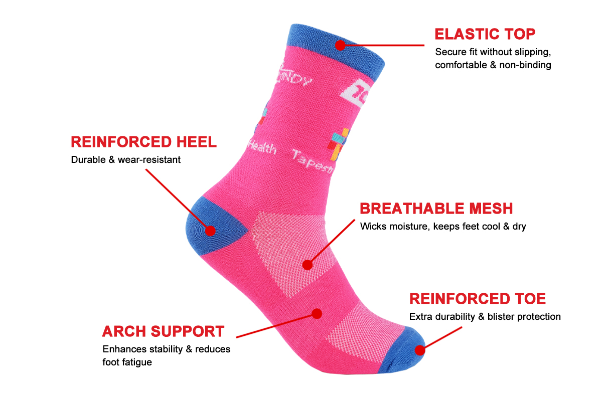 jacquard cycling socks 2