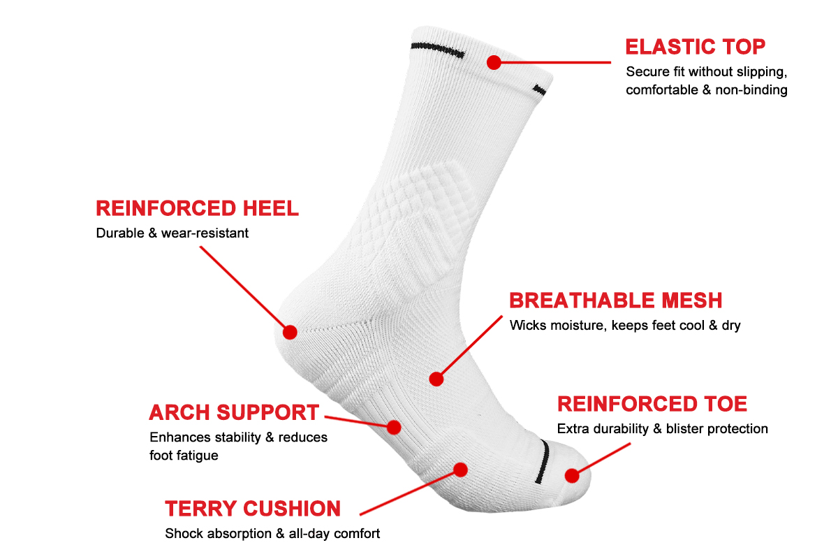 basketball socks 5