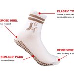 Funny Pilates Socks | Embroidered Designs & Grip Sole