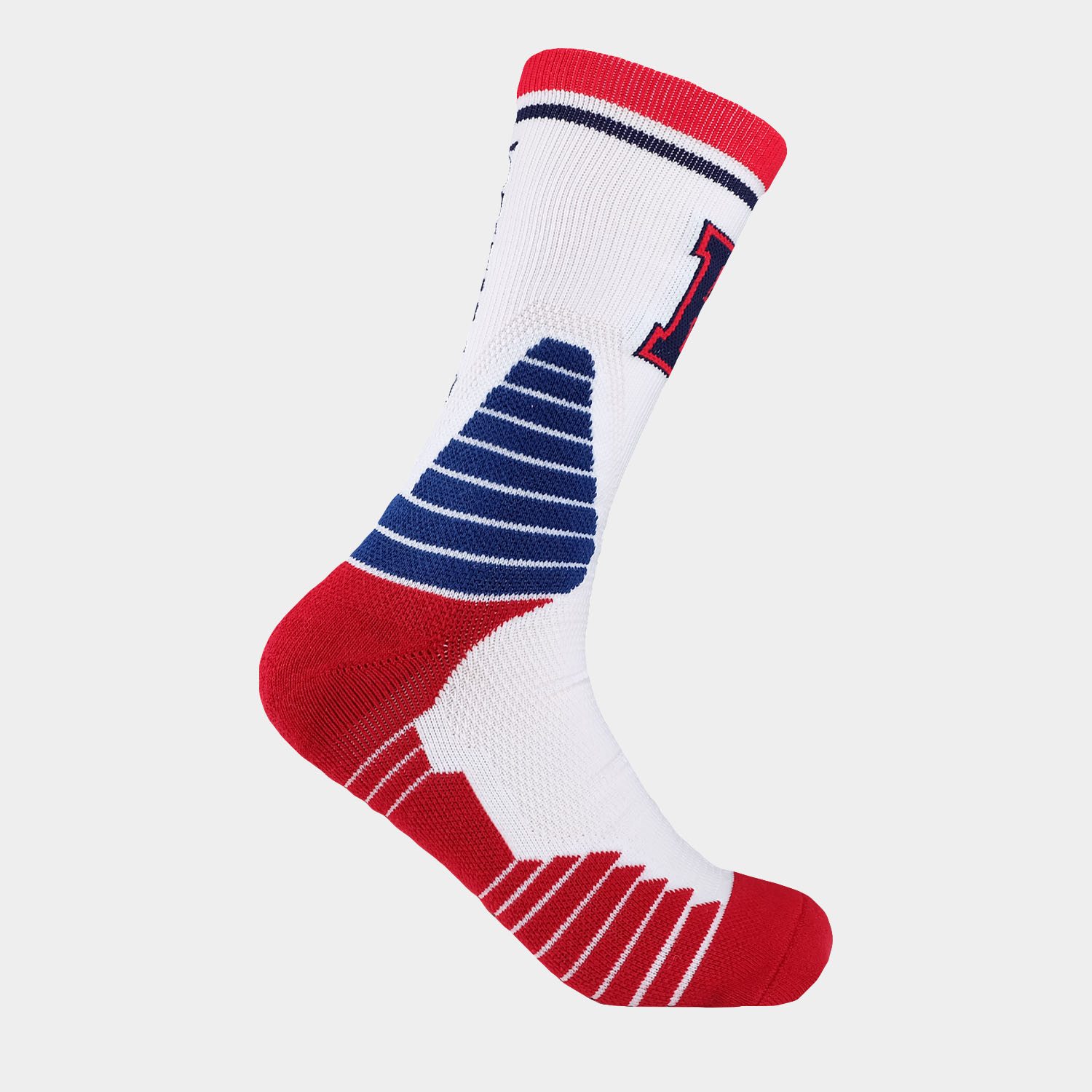 custom basketball socks with team logos and player numbers