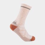 Blister-Resistant Hiking Crew Socks Reinforced Merino Wool Comfort