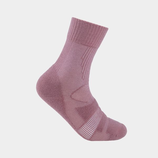 Lightweight Merino Wool Crew Socks with Targeted Cushioning