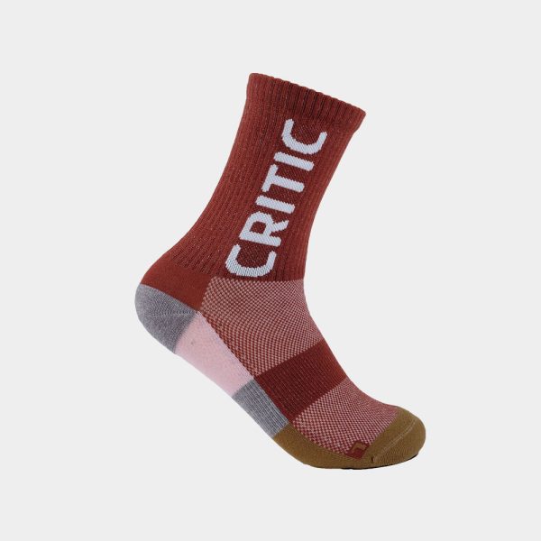 Merino Wool Crew Socks – Color Block Design
