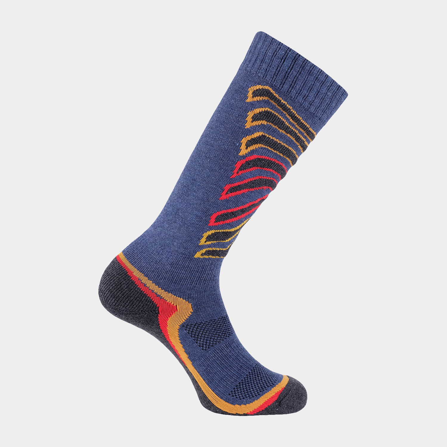 Merino Wool Ski Boot Socks Over-The-Calf Natural Warmth