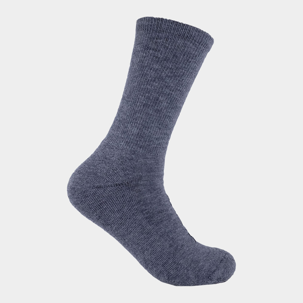 Midweight Alpaca Crew Socks Nylon-Reinforced for Longevity