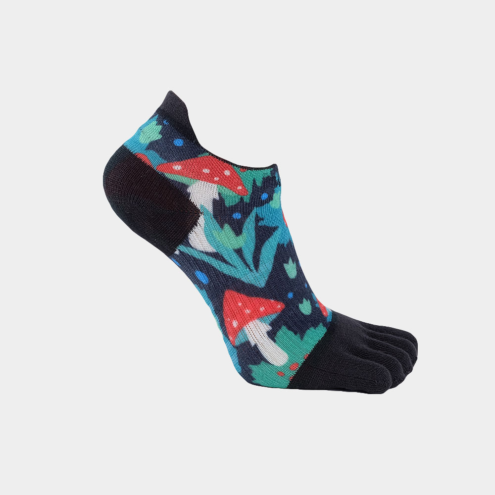 Printed Ankle Toe Socks Fashionable & Breathable