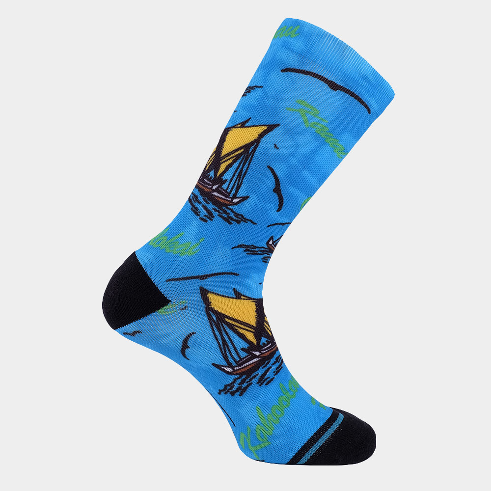 Printed Crew Socks Odor-Resistant & Durable