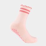 Ruffle Yoga Socks Elastic Cuff & Non-Slip