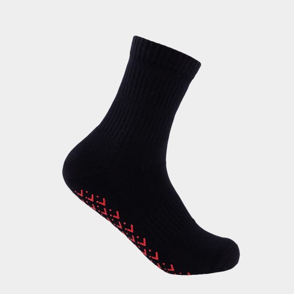 Solid Color Crew Pilates Socks Professional Studio Appearance