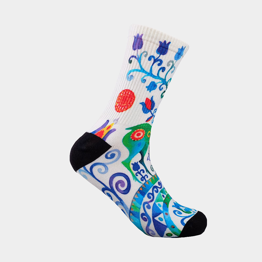 Sublimation Crew Socks Quick-Dry & Odor Control
