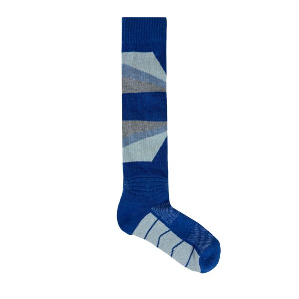flat lay of ski socks 10