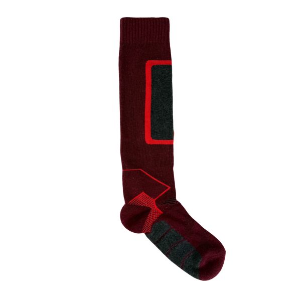 flat lay of ski socks 5