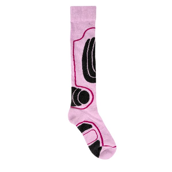 flat lay of ski socks 13