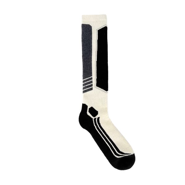 flat lay of ski socks 14