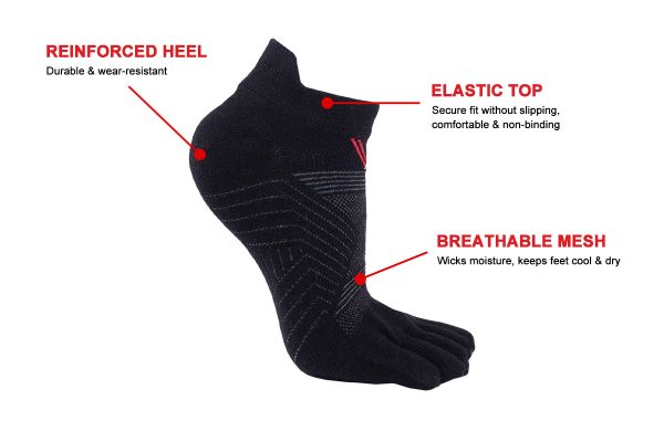 woo running socks 2