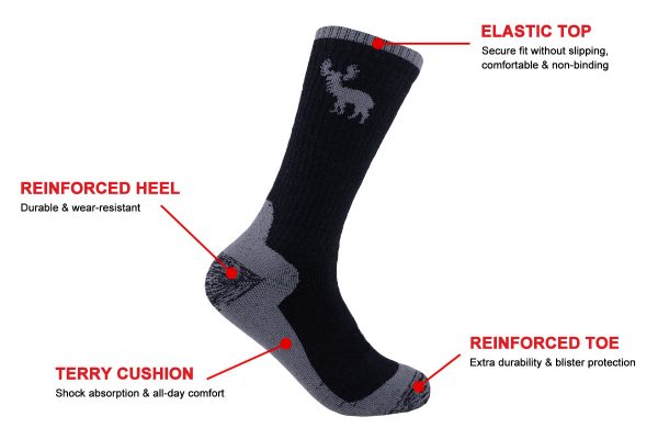 alpaca hunting socks details
