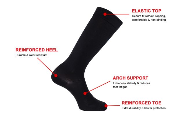 Athletic Compression Socks Details