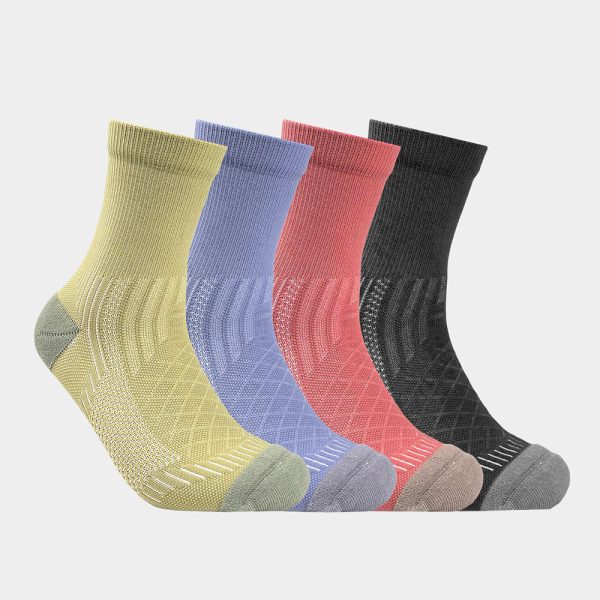 Engineered Knit Crew-Length Socks (1)