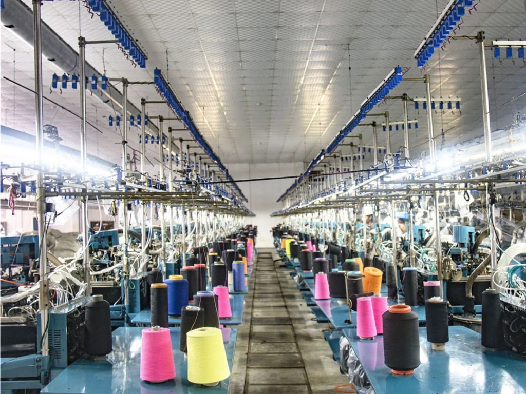 Advanced sock knitting production line for custom wool socks manufacturing