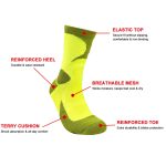 Colorblock Performance Cycling Socks Features