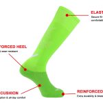 Custom Knee High Football Socks with Compression Fit & Blister Prevention Details